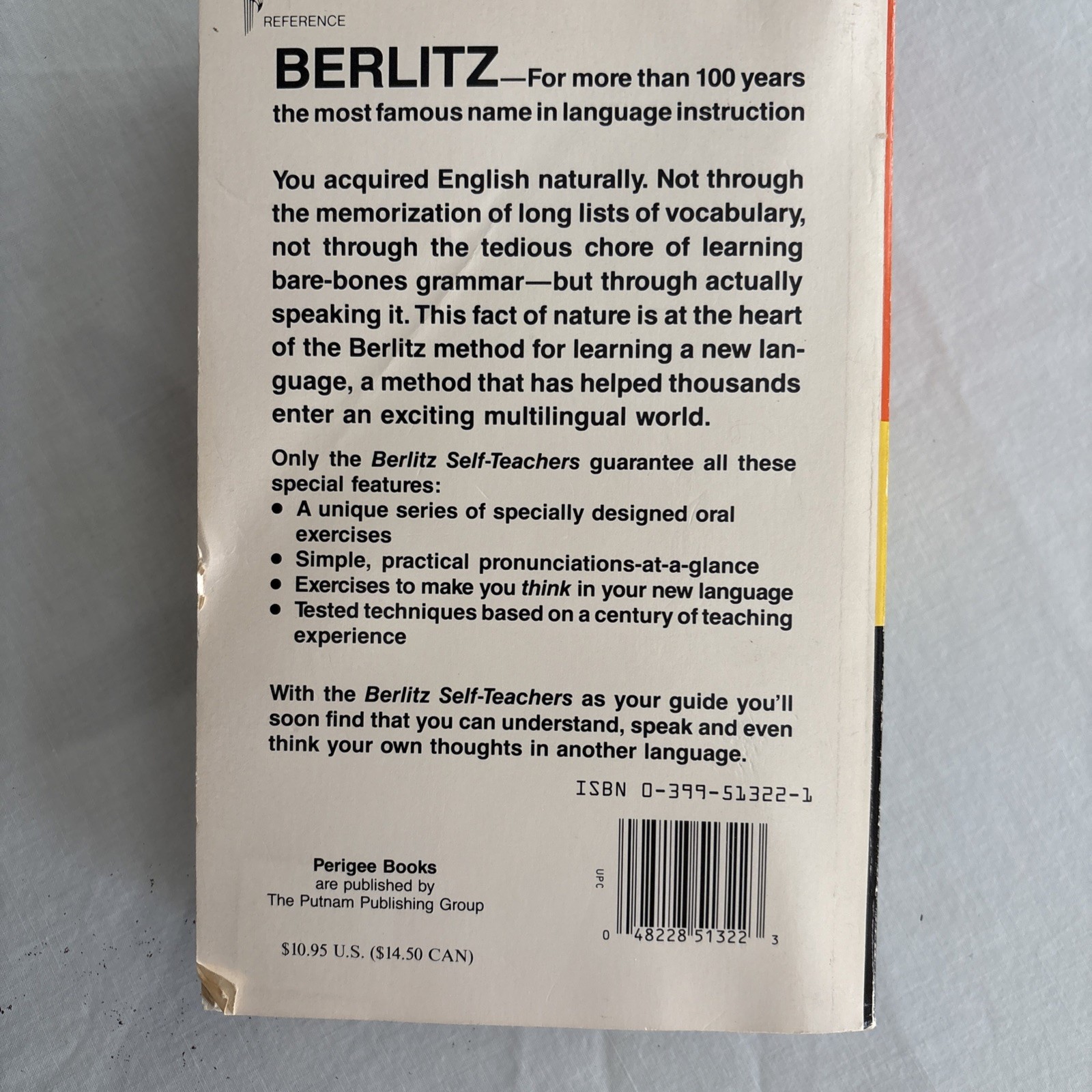 THE BERLITZ SELF TEACHER GERMAN