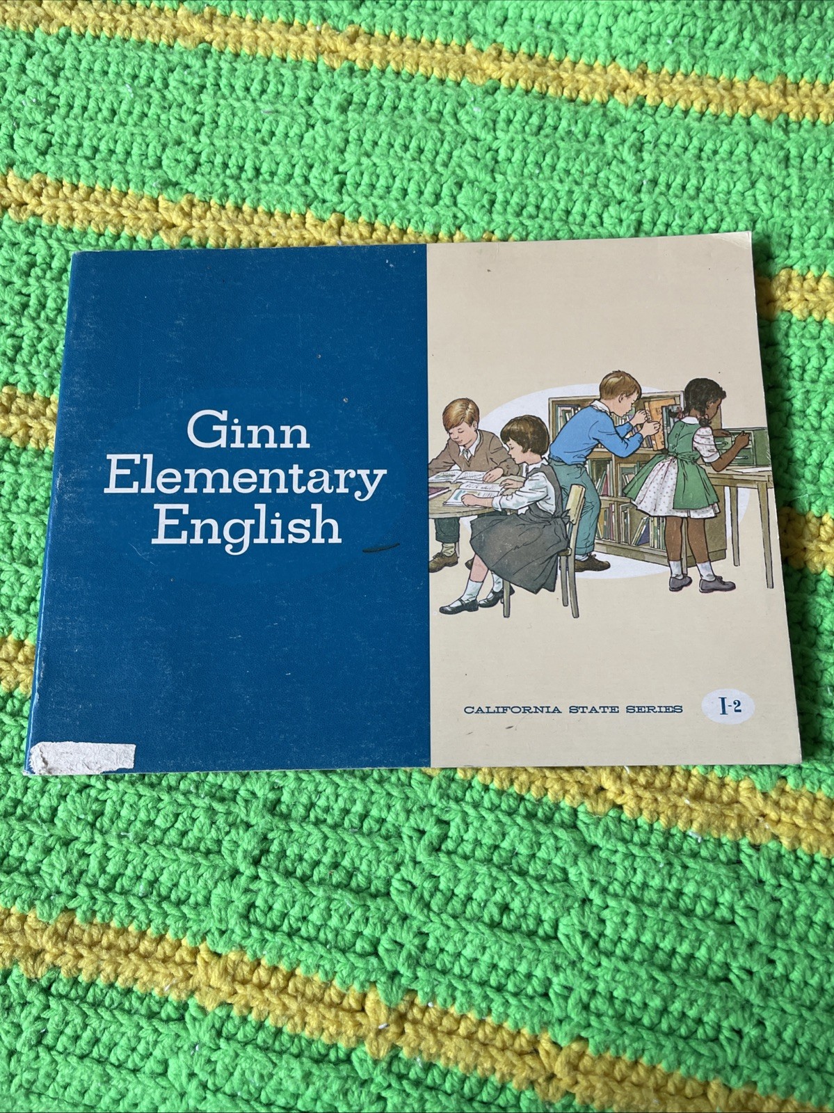 Vintage 1968 Ginn Elementary English Book I-2 Student Workbook