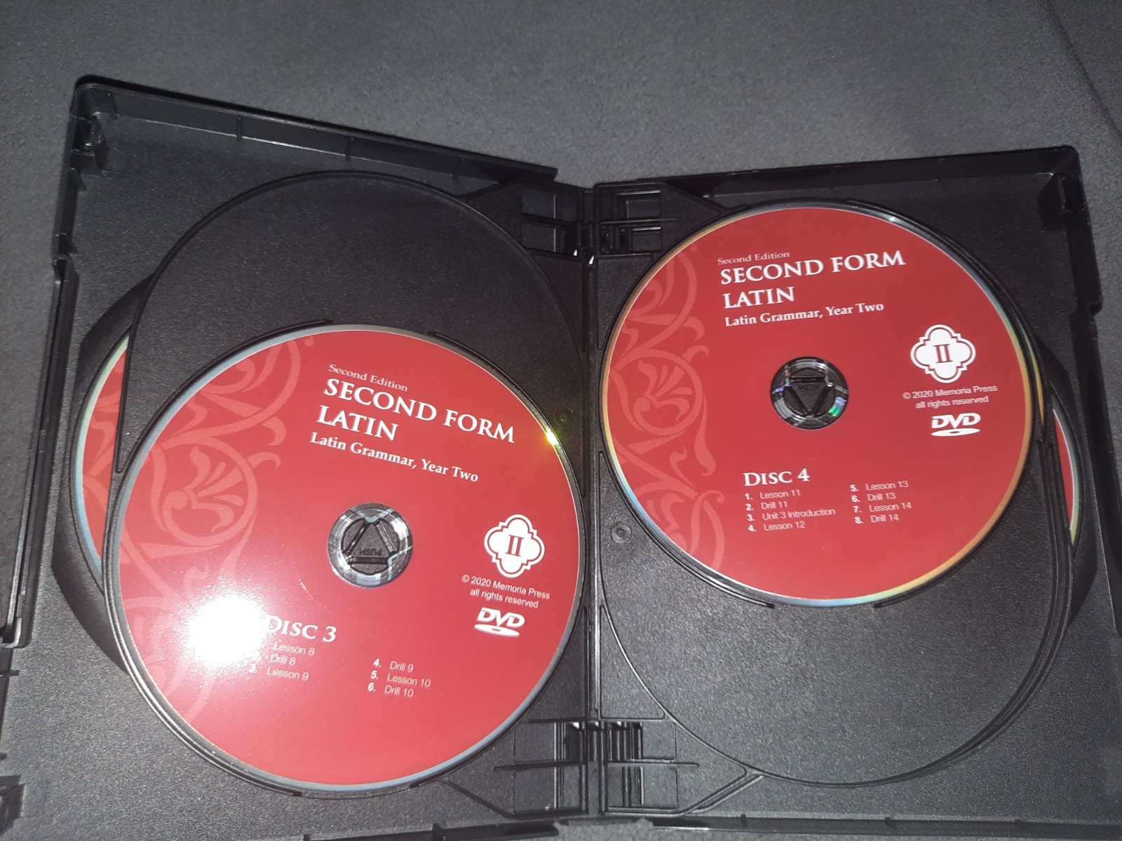 Memoria Press Second Form Latin 2nd Edition – Instructional DVDs