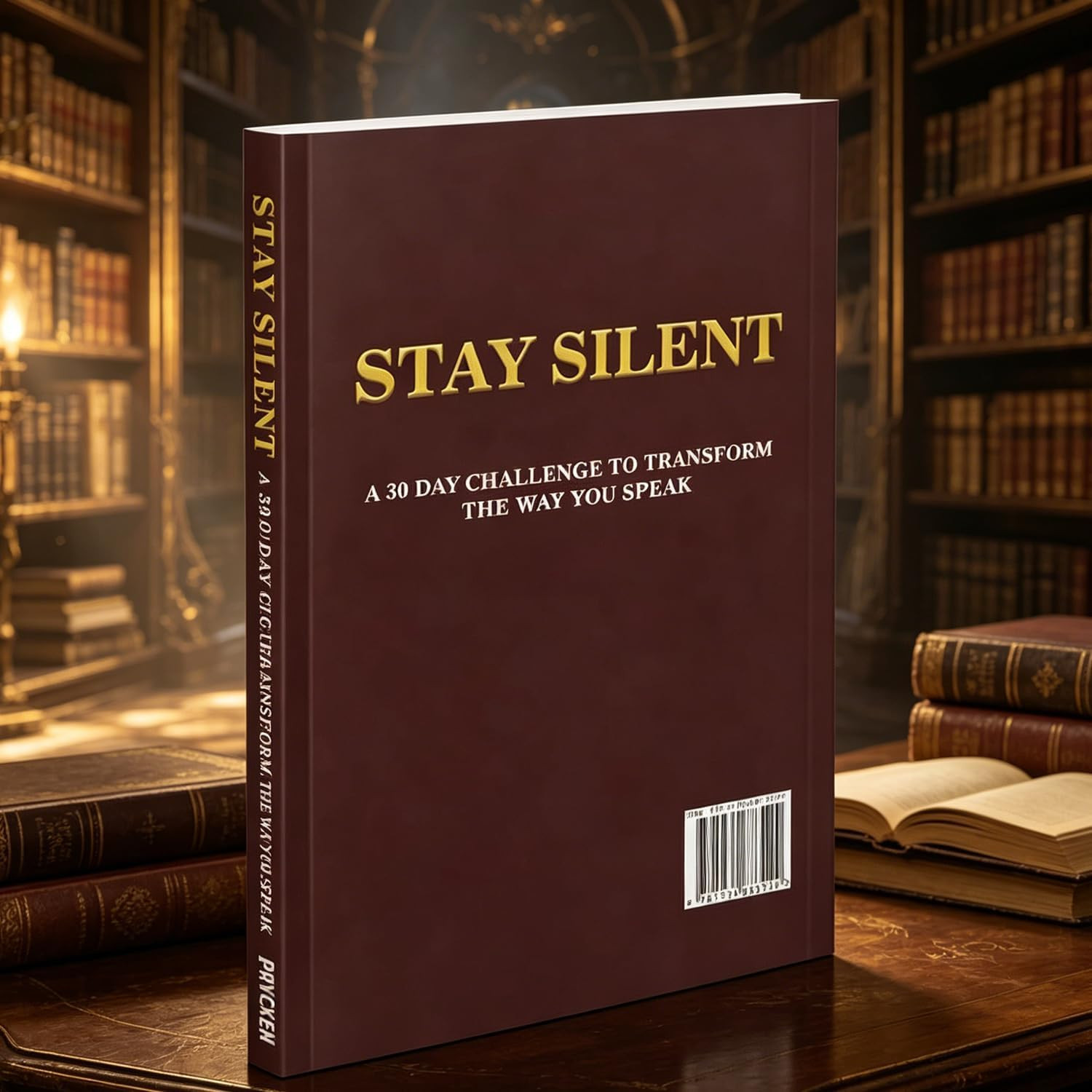 Stay Silent Book, A 30 Day Challenge to Master Your Emotions, Transform the Way