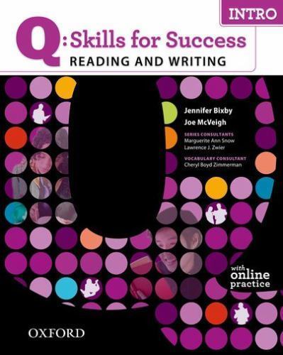 Q: Skills for Success Intro Reading and Writing Student Book with Student code
