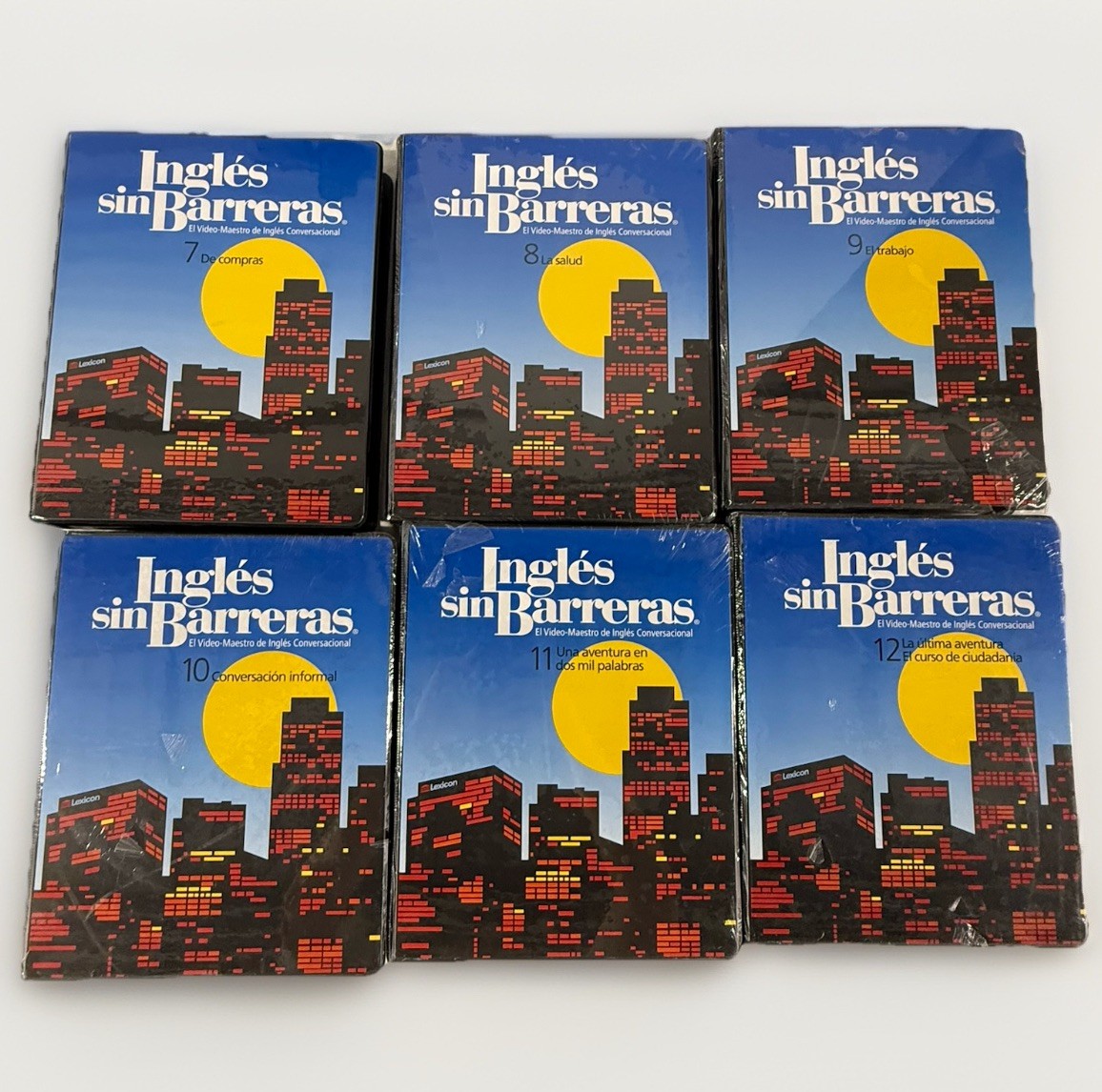 Ingles Sin Barreras El Video Maestro 7-12 Spanish Course Set NEW Sealed