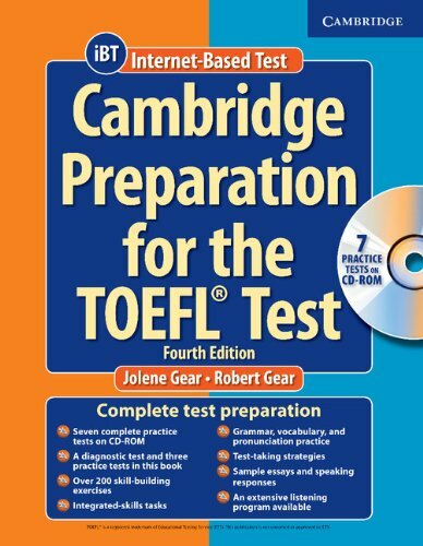 Cambridge Preparation For The Toefl Test by Jolene Gear
