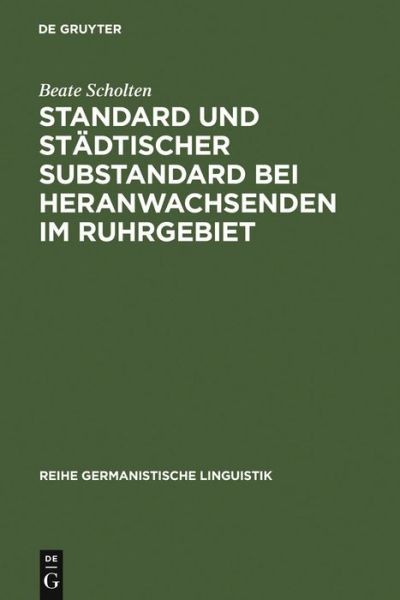 Standard Und St?Dtischer Substandard Bei Heranwachsenden Im …