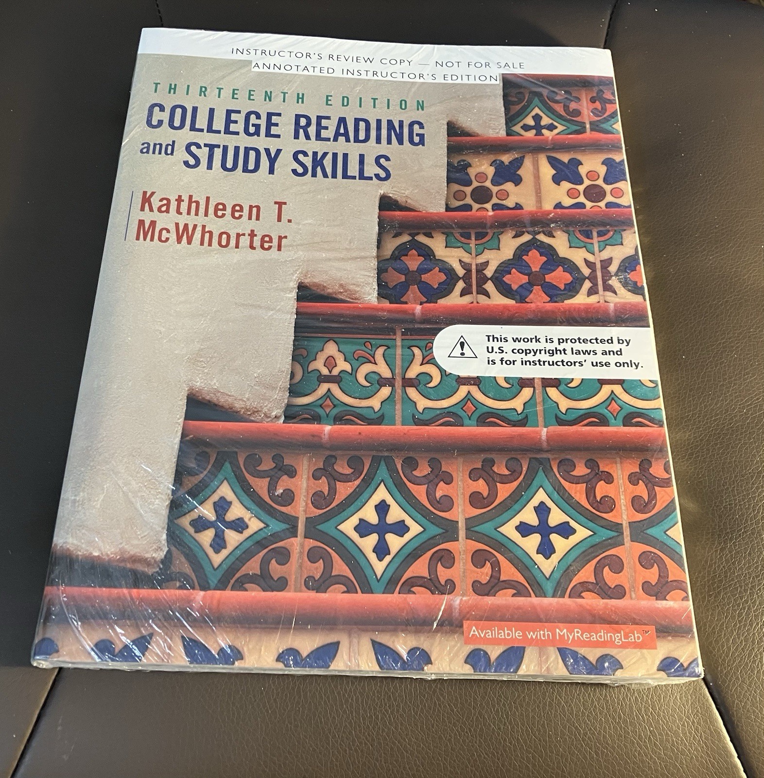 COLLEGE READING AND STUDY SKILLS 13th Ed By Mcwhorter Instructor Edition New