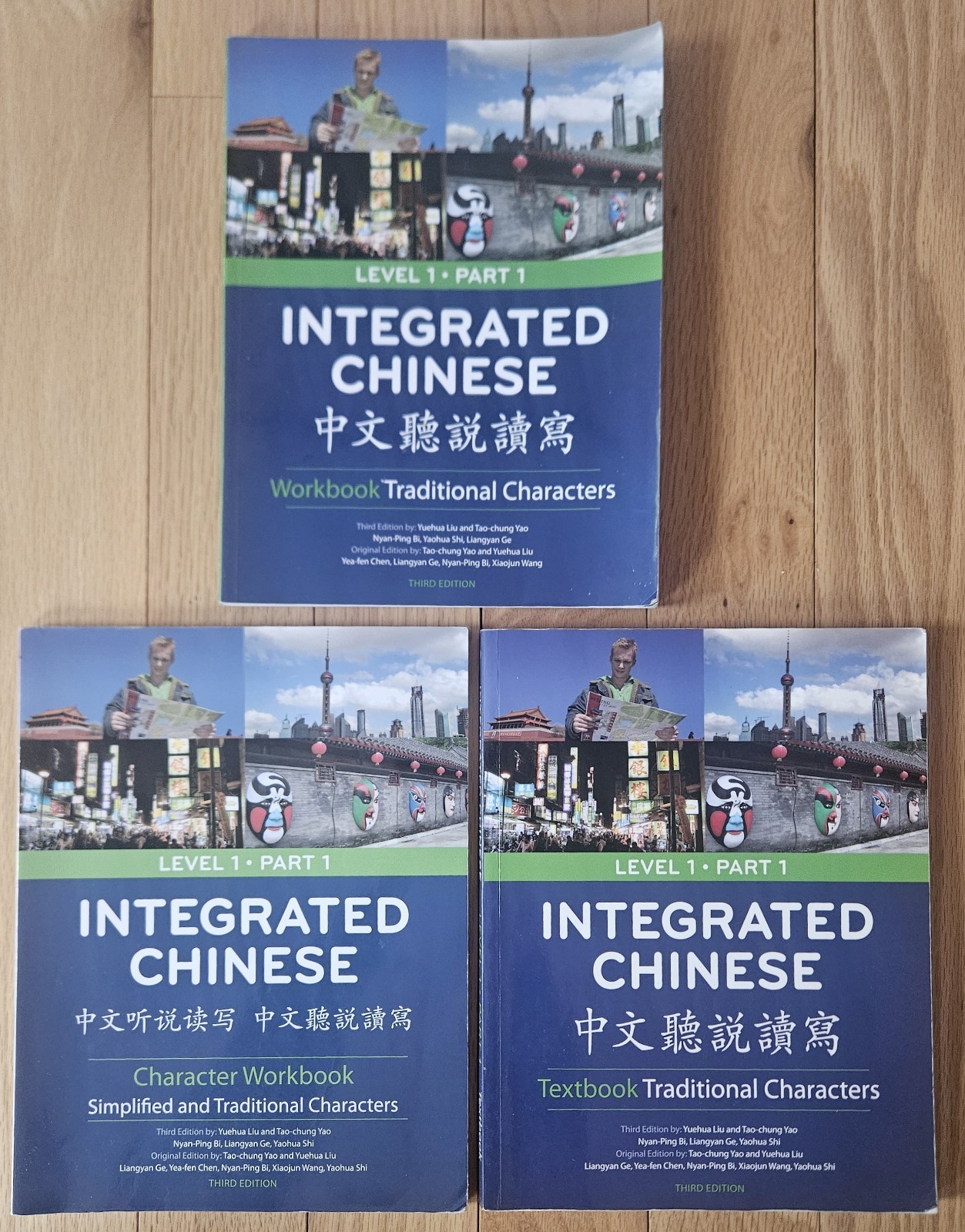 3 Book Set: Integrated Chinese Level 1 Part 1 3rd Edition Textbook, Workbook X 2