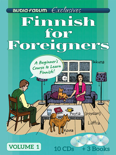 Finnish for Foreigners 1 (10 CDs/Books) by Audio Forum – *NEW in BOX*