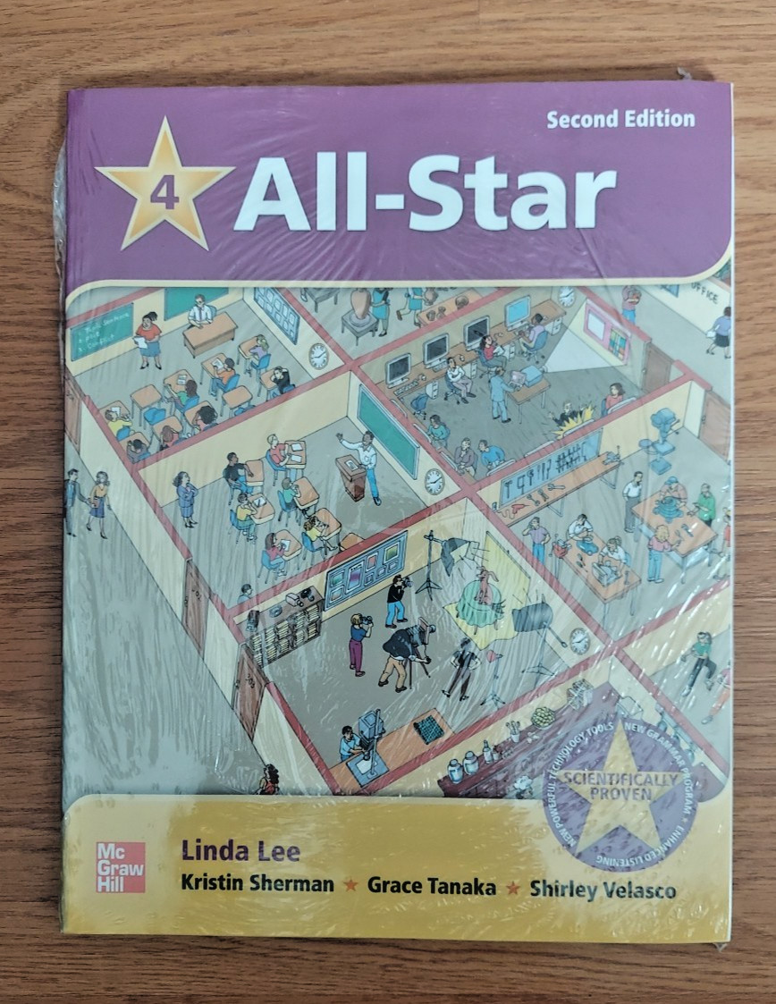All-Star Level 4 Second Edition by Linda Lee Book with CD-ROM Included Brand New