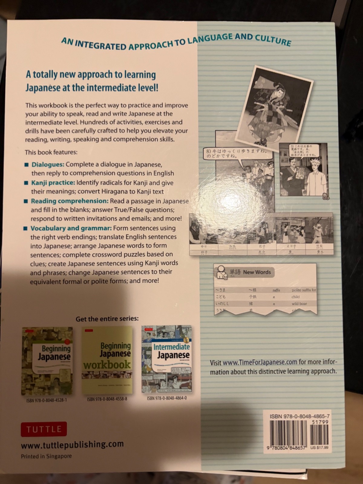 Intermediate Japanese an integrated approach to language textbook+ workbook 2022