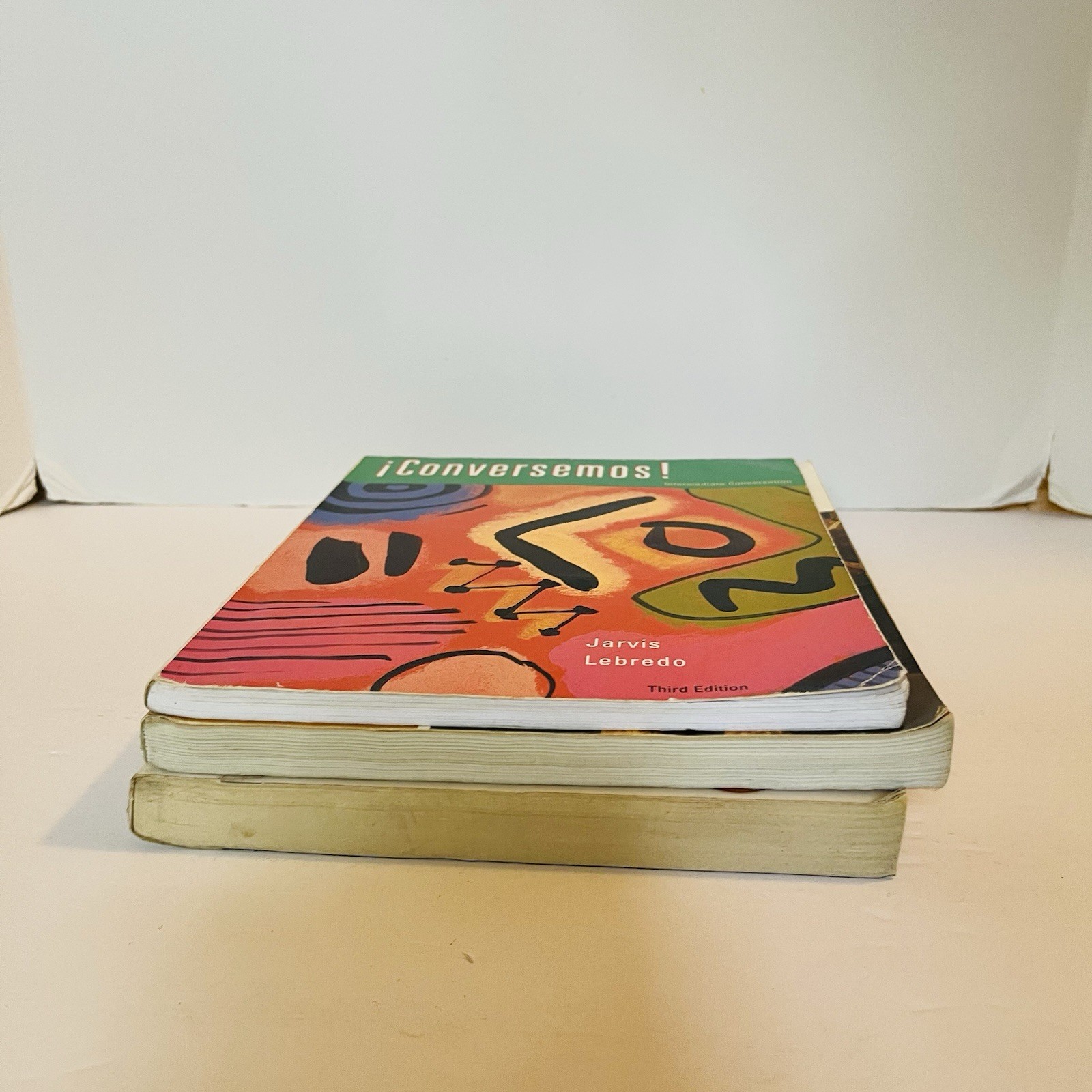 Lot 3 Intermediate Spanish Grammar Learning Books Conversacion Repaso CD Barron