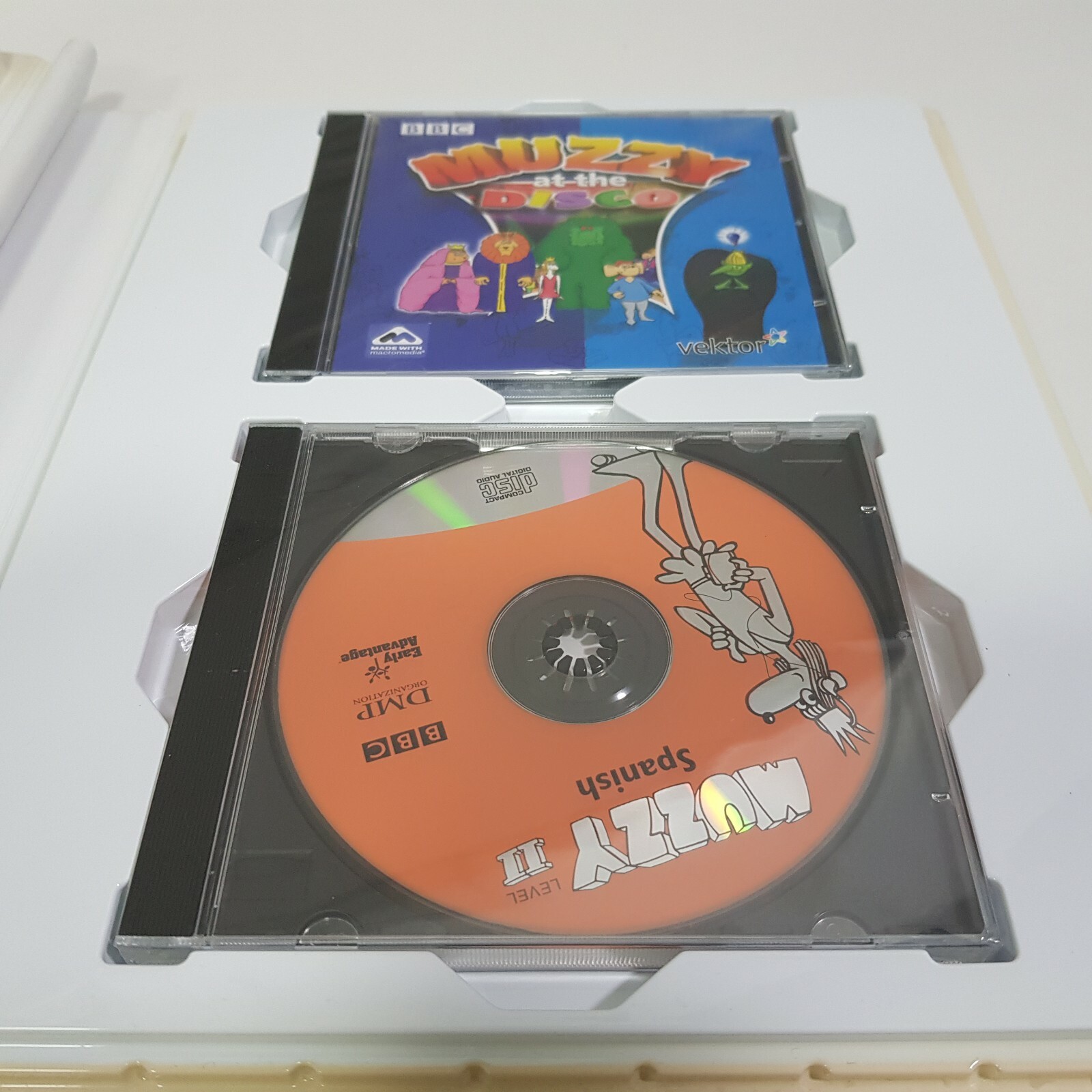 BBC Muzzy Spanish Level 2 Childrens Language Course Early Advantage DVD book