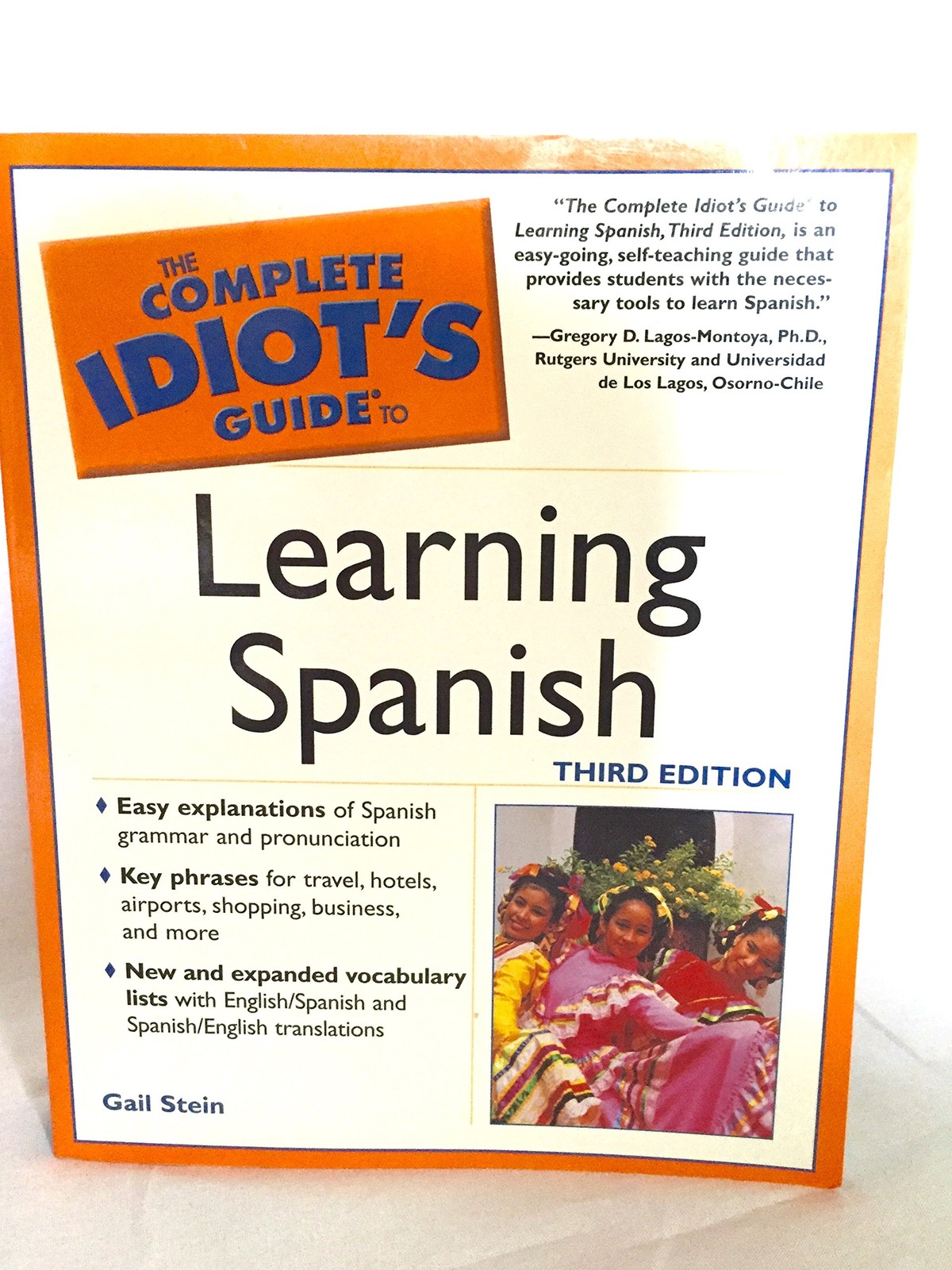 Complete Idiot’s Guide to Learning Spanish – Stein, Gail – Good – See condit…