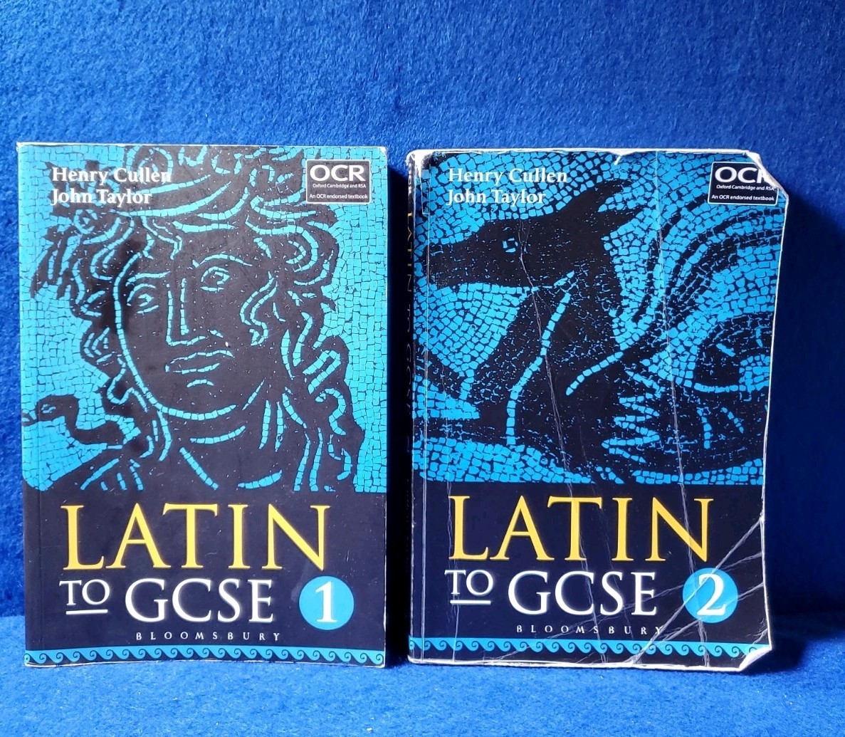 Latin to GCSE Book 1 & 2 Lot Henry Cullen John Taylor Bloomsbury OCR Textbooks