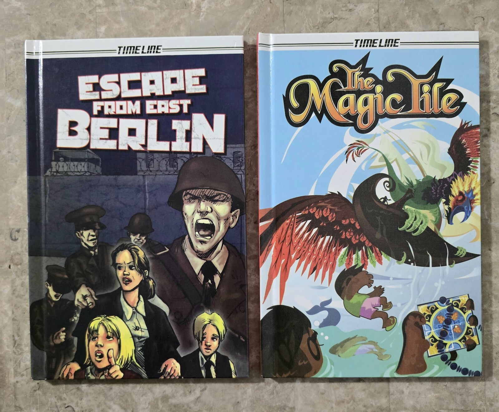 (9) Steck-Vaughn Timeline Graphic Novels Books Individual Student Edition HC
