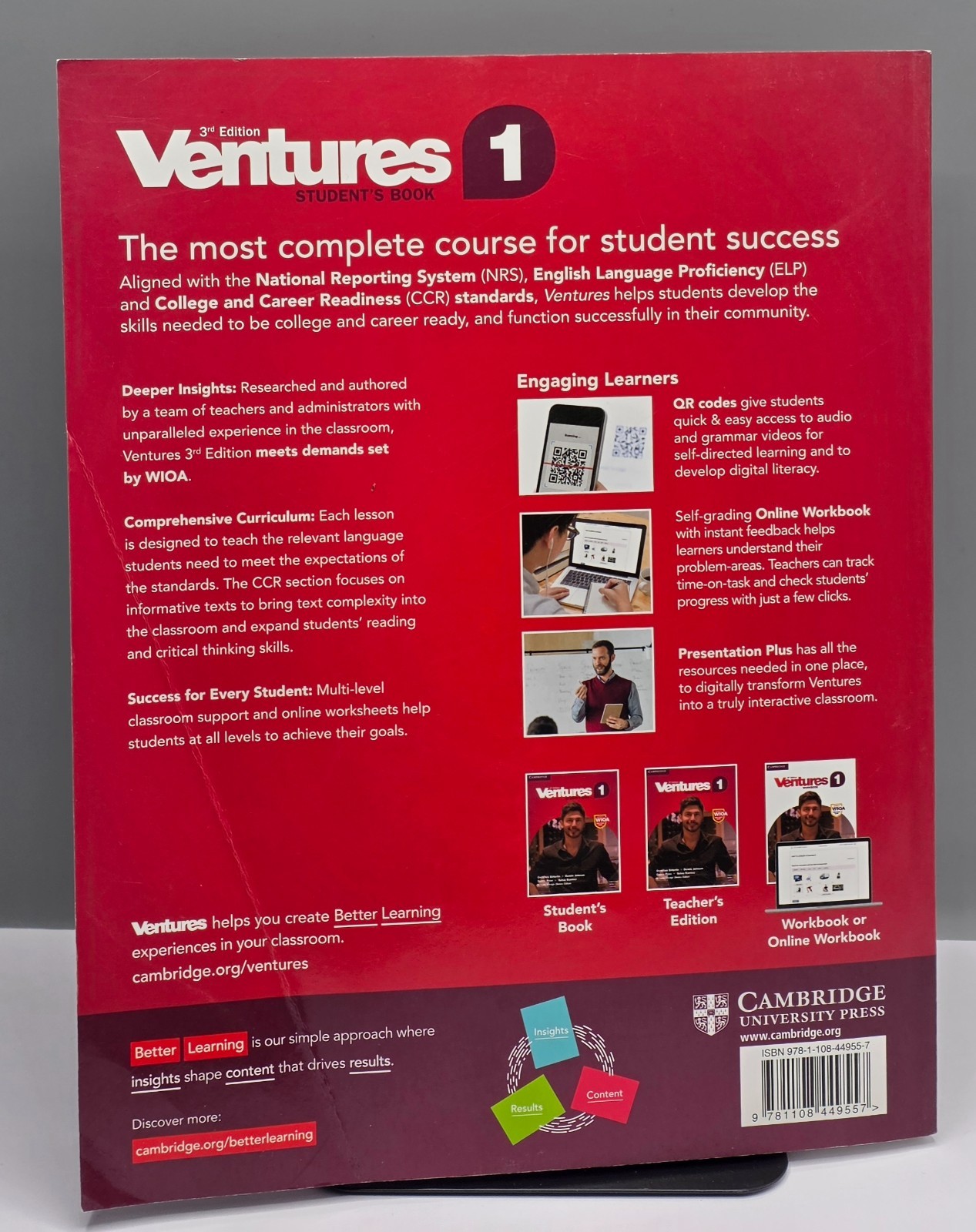 Ventures Level 1 Student’s Book 9781108449557 PB