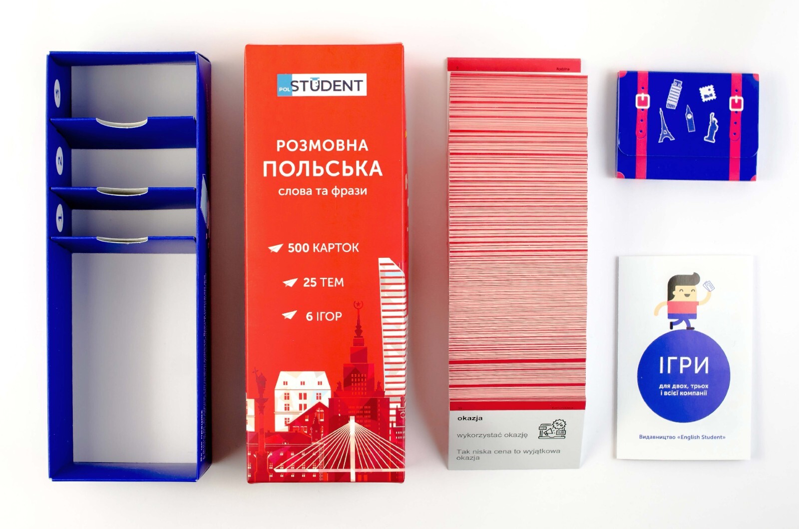Spoken Polish. Words and phrases. 500 flashcards, 25 topics, 6 games