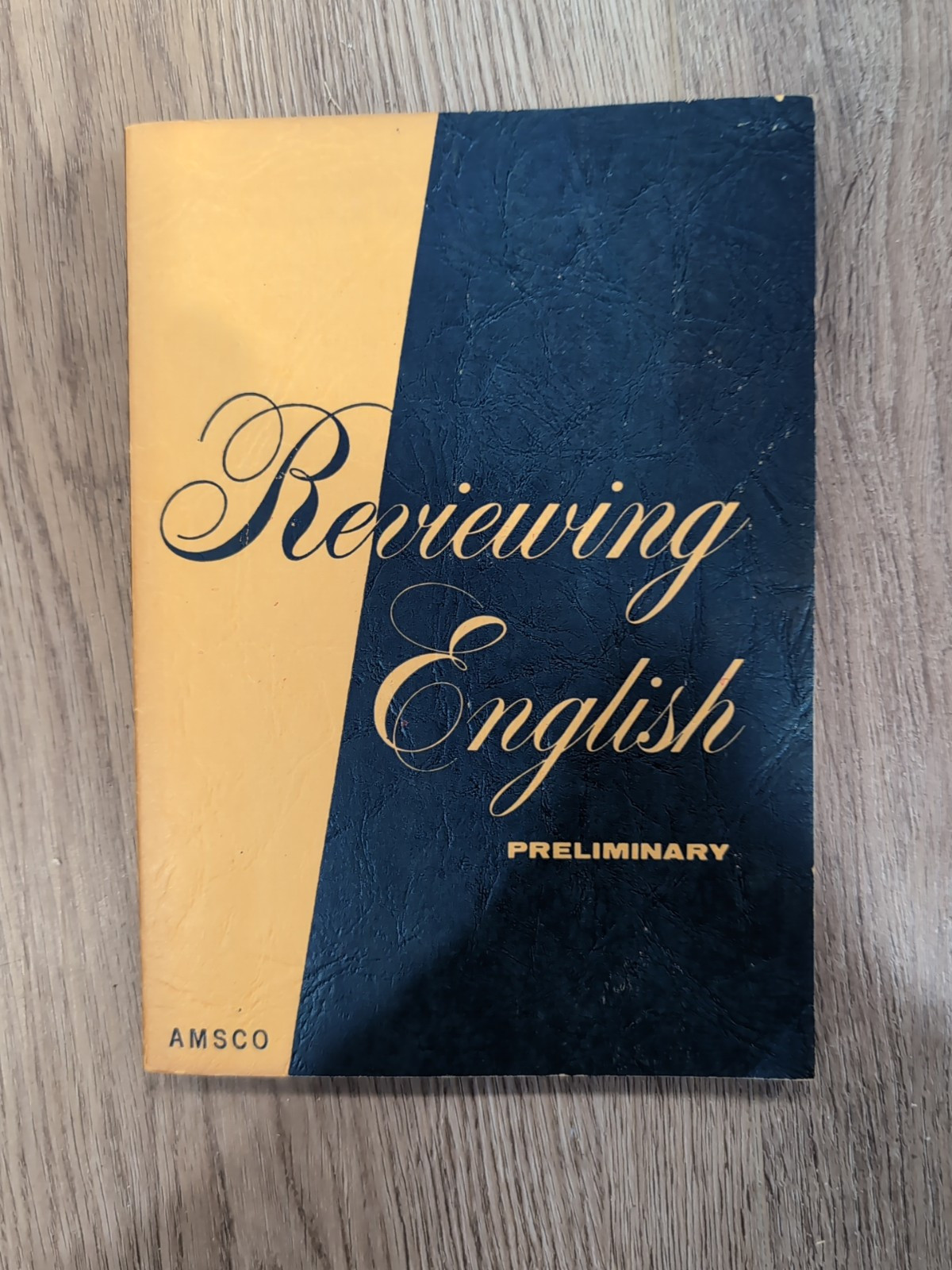 Reviewing English Amsco School Publication 1958 Paperback Book