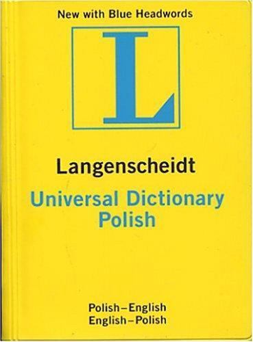 Langenscheidt Universal Polish Dictionary paperback, EXCELLENT CONDITION