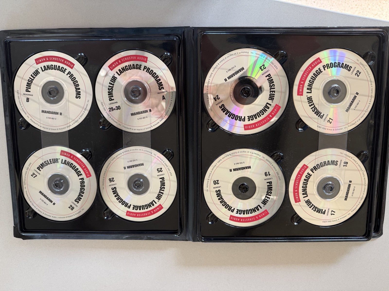 Pimsleur Mandarin Chinese Level 1 and 2 Audio CD Course, 60 Lessons / 32 CD’s