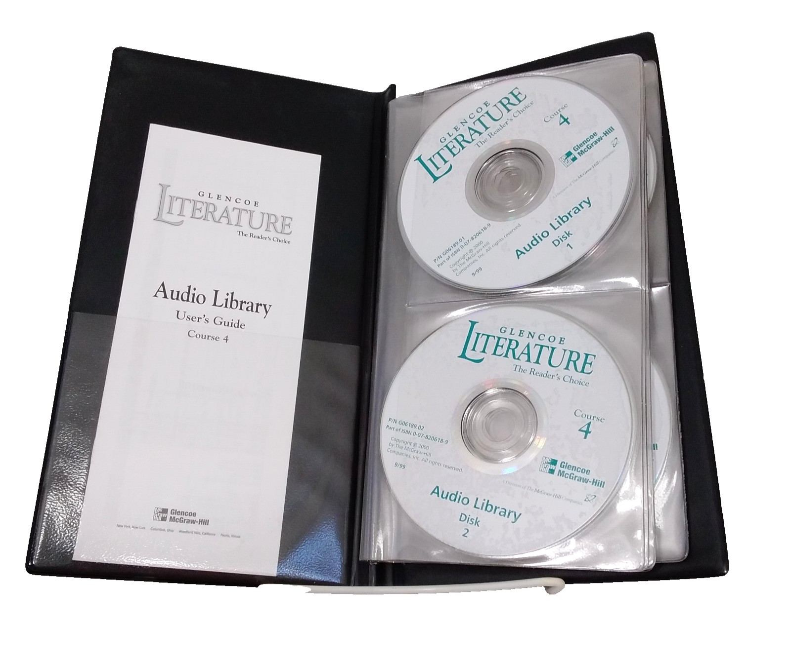 Glencoe Literature Audio Textbook on CD- Course 4 McGraw Hill Reader Choice 2000