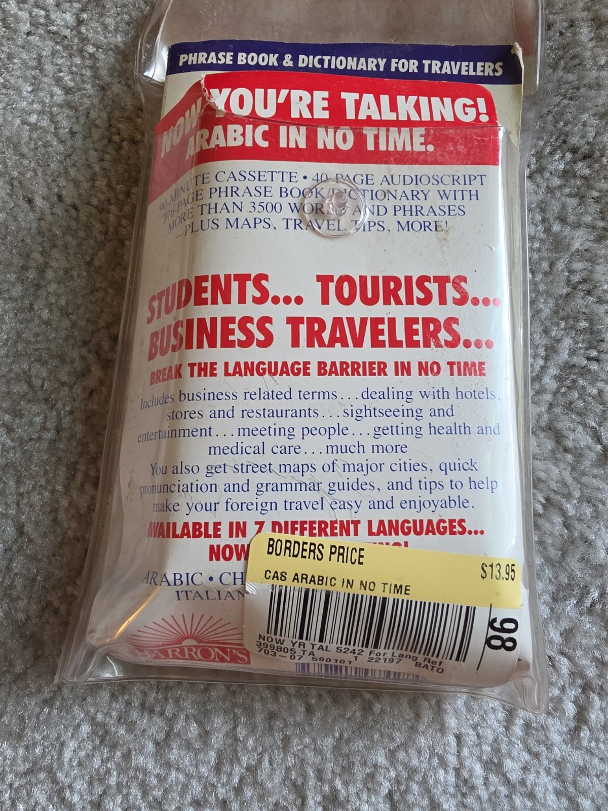 Teach Yourself Arabic, A complete course for beginners. Lot Of 3. Vintage.