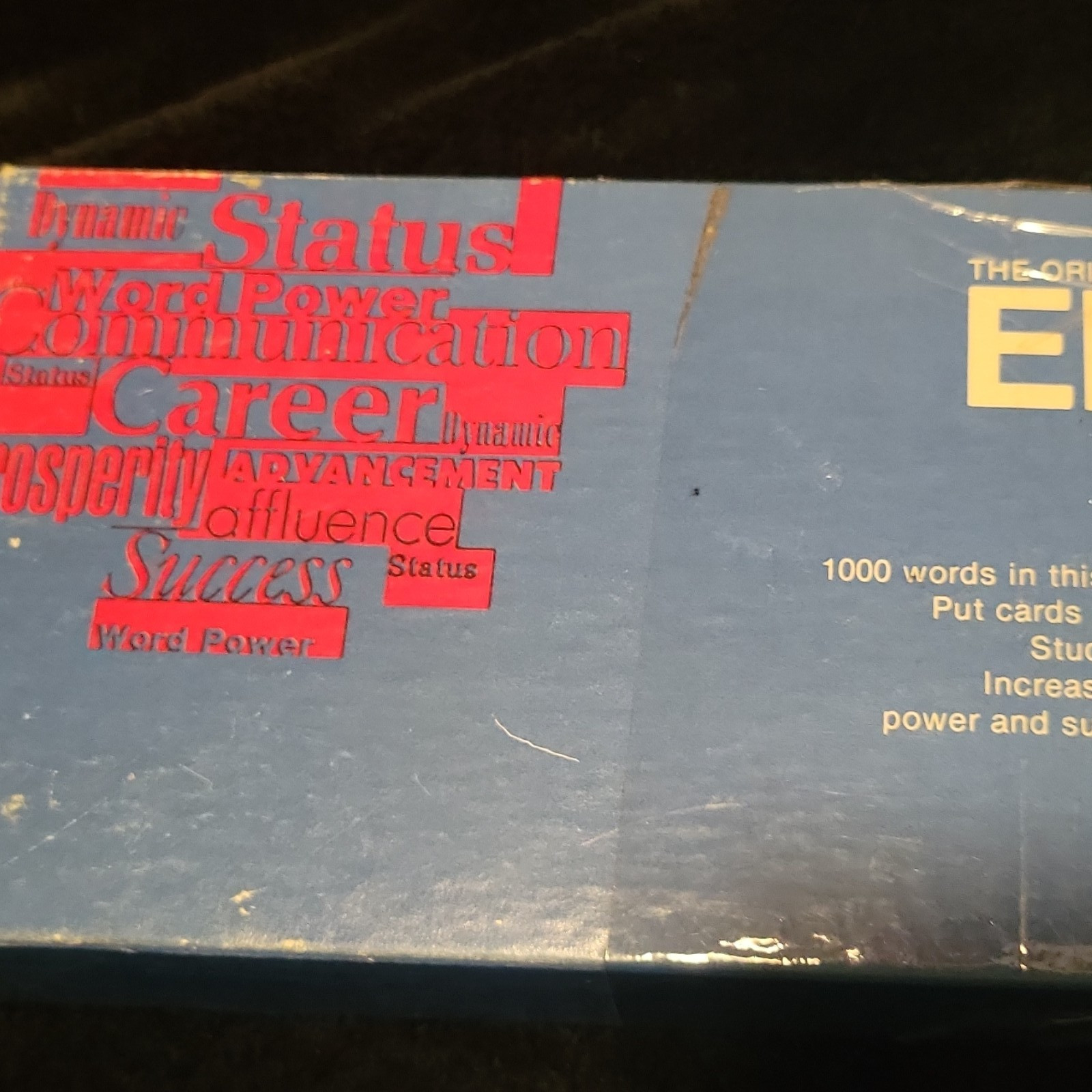 Vis-Ed English Vocabulary Cards Set No. 1 Flashcards 1000 Words Boxed 1981