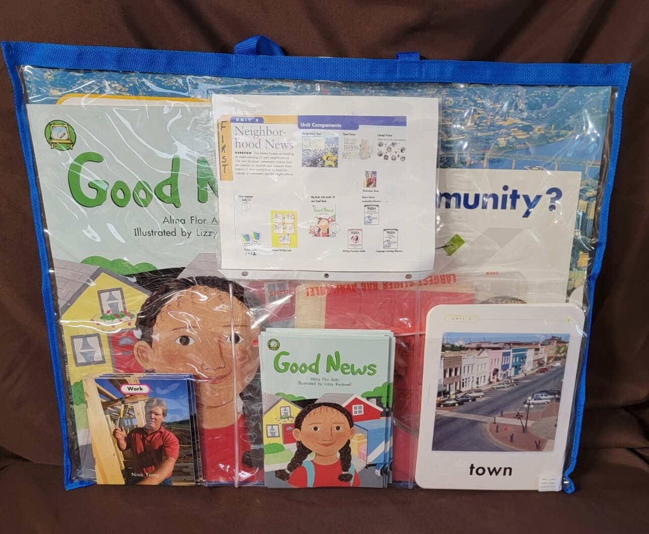Rigby 1st Grade On Our Way To English Units 1-8 Manipulatives Flash Cards M2P