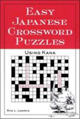 Easy Japanese Crossword Puzzles: Using Kana- 0844283452, paperback, Rita Lampkin