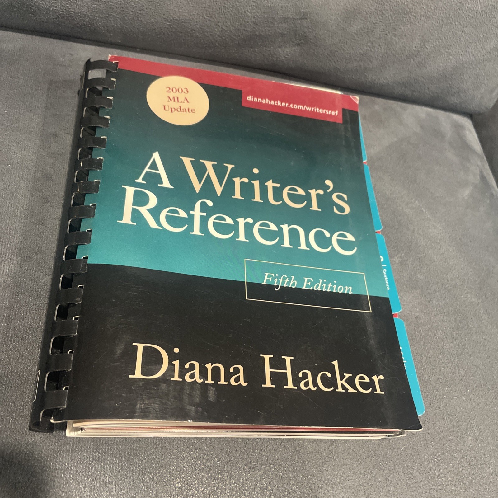 A Writer’s Reference 5th ed. :With 2003 MLA Update by Diana Hacker 2003,TPK HZ10