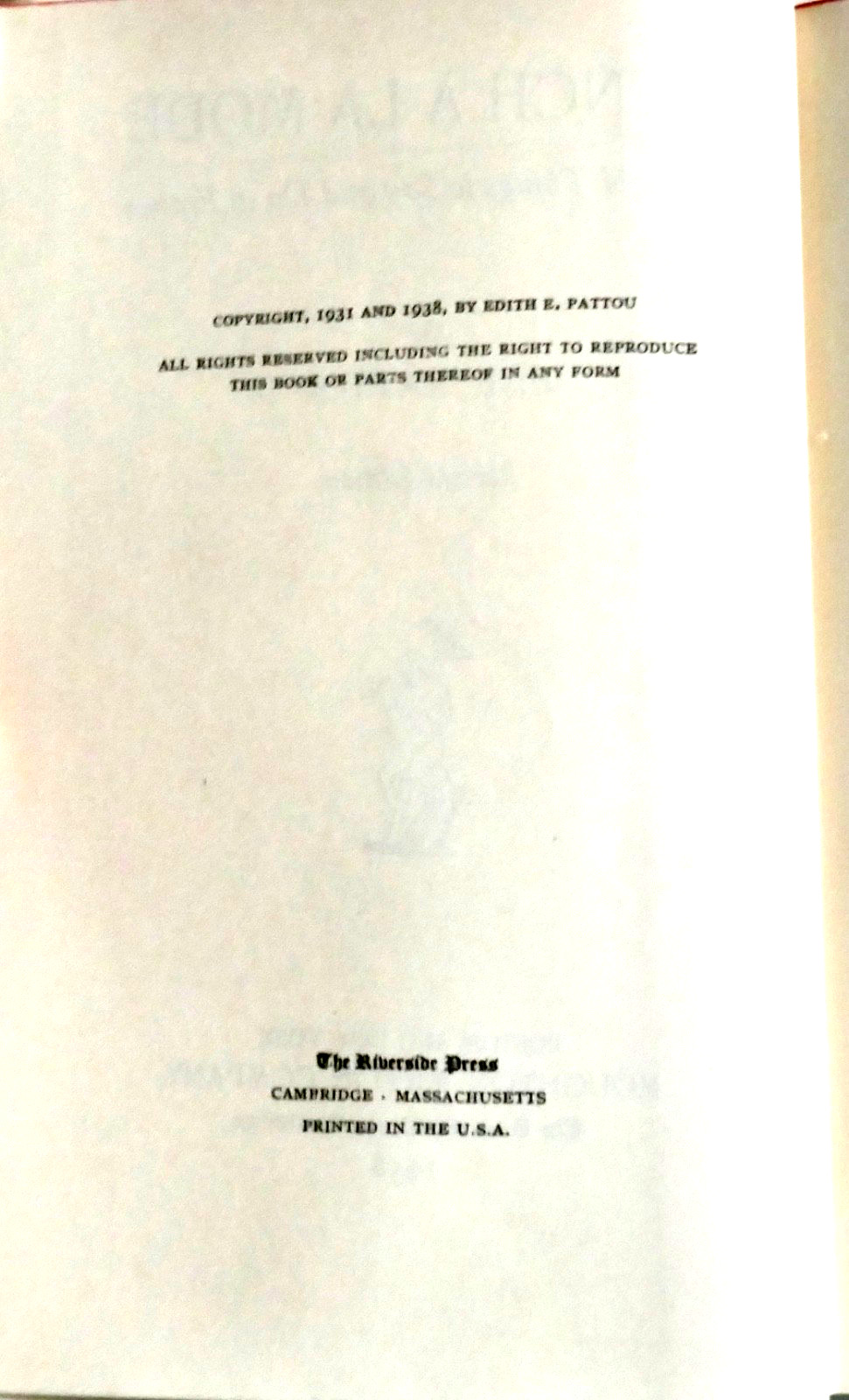 Vintage 1938 Hardcover Book w/ DJ – FRENCH A LA MODE – E.E. PATOU Language Guide