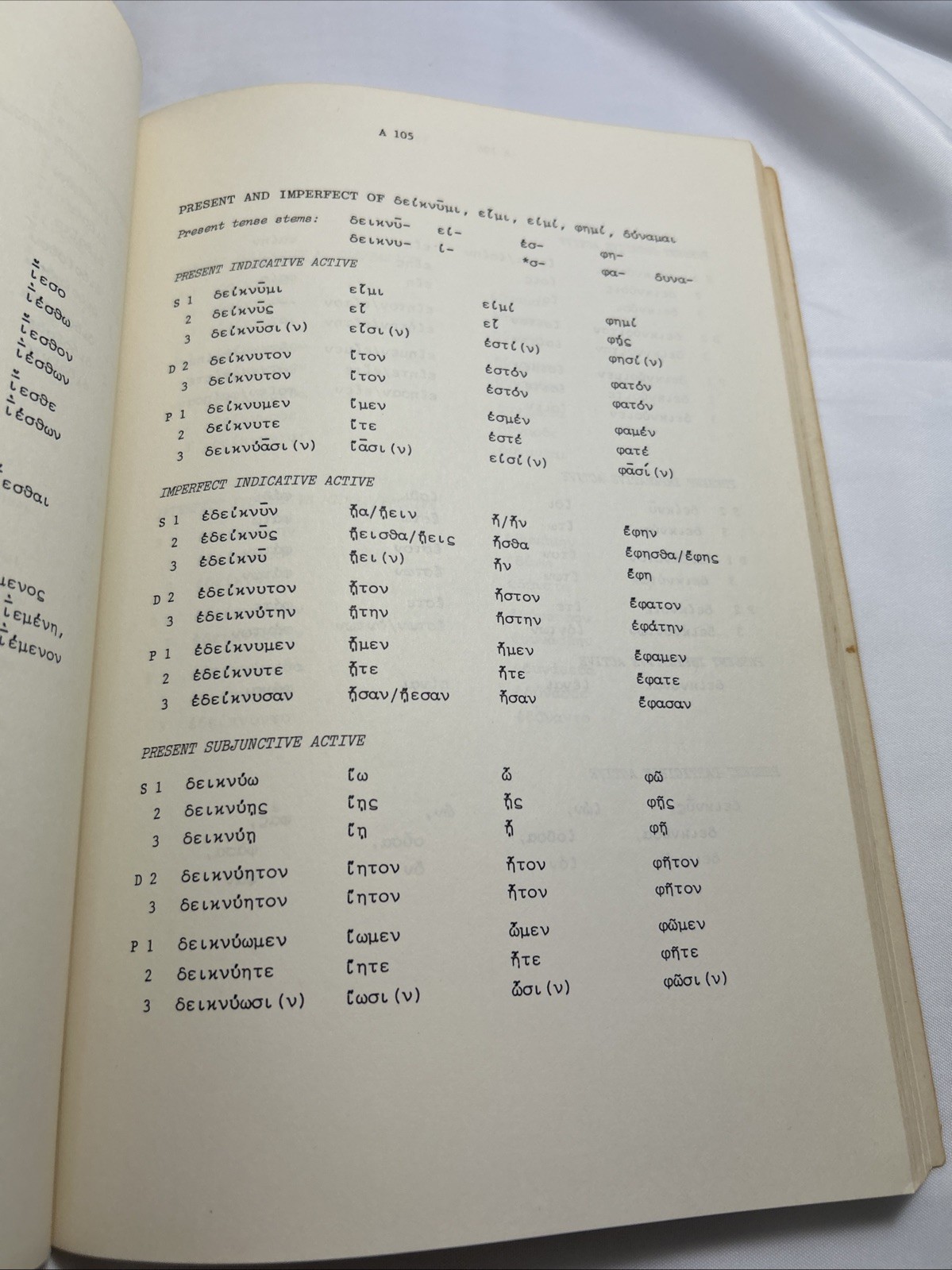 Greek An Intensive Course Appendix Hansen/Quinn, Preliminary Edition Fordham