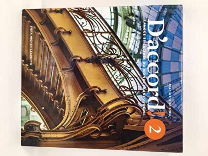 (Teacher’s Edition) D’accord! – Hardcover, by Vista Higher Learning – Very Good