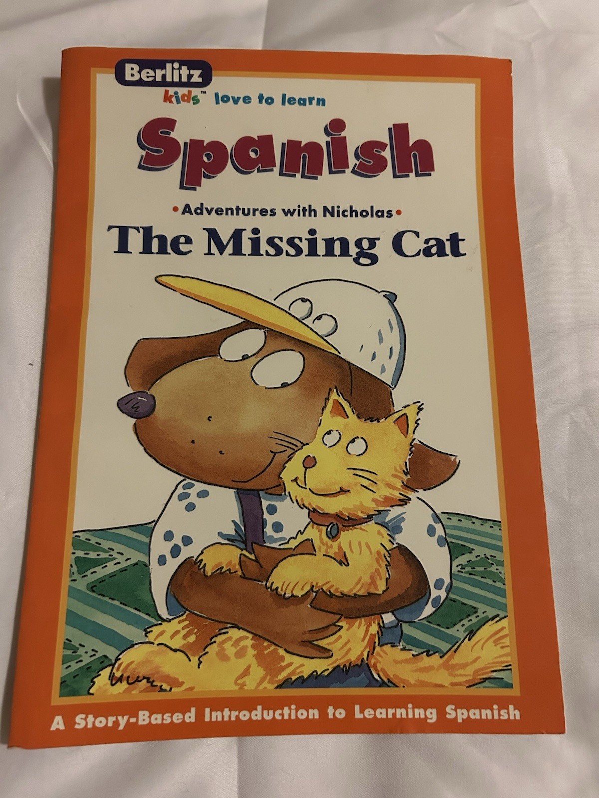 Berlitz Kids Spanish Set 1998 3 Books Cassette Tape Flash cards