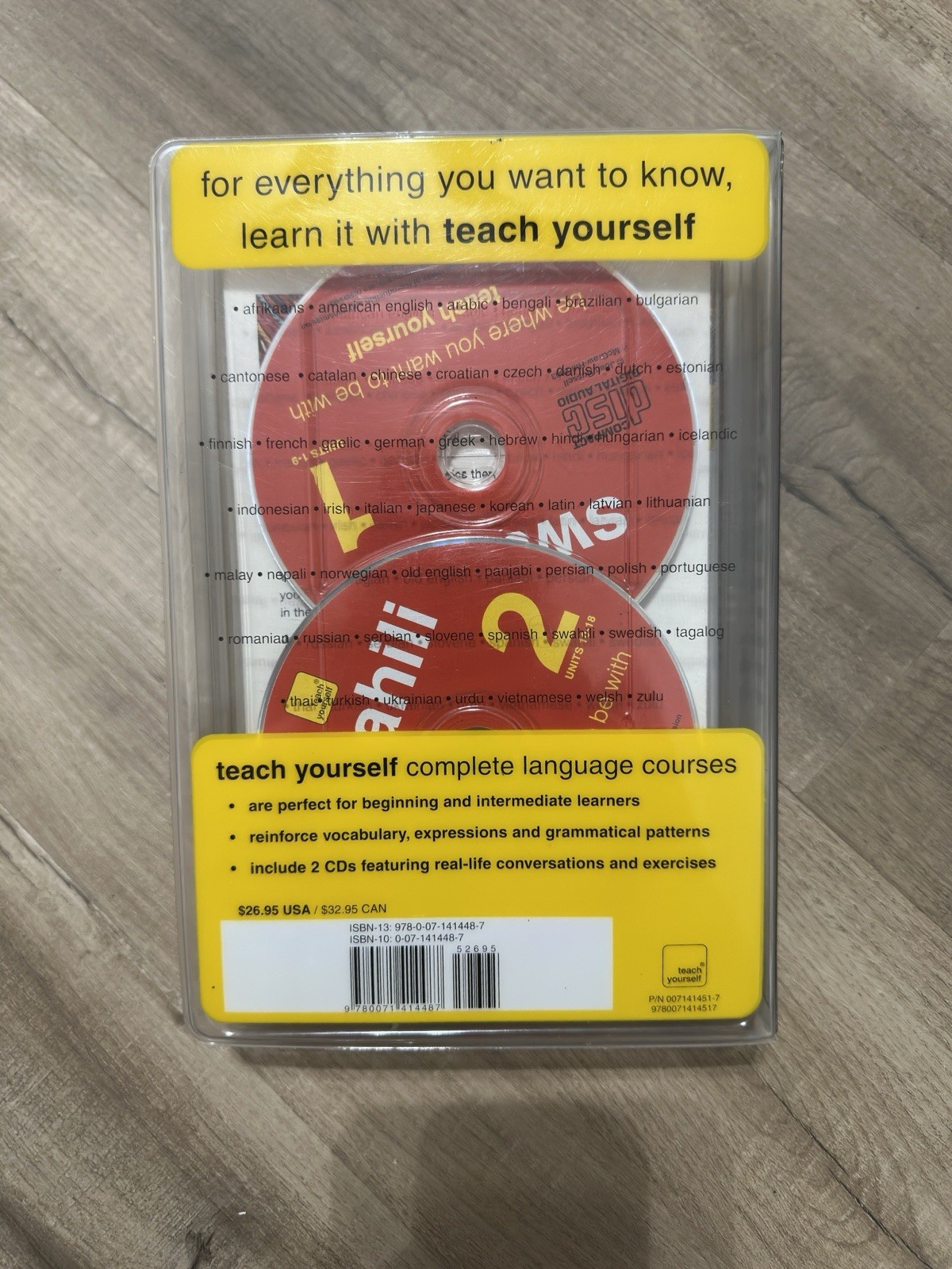 Teach Yourself Swahili: Complete Course Box Set – Course Book & 2 60 Minute CDs