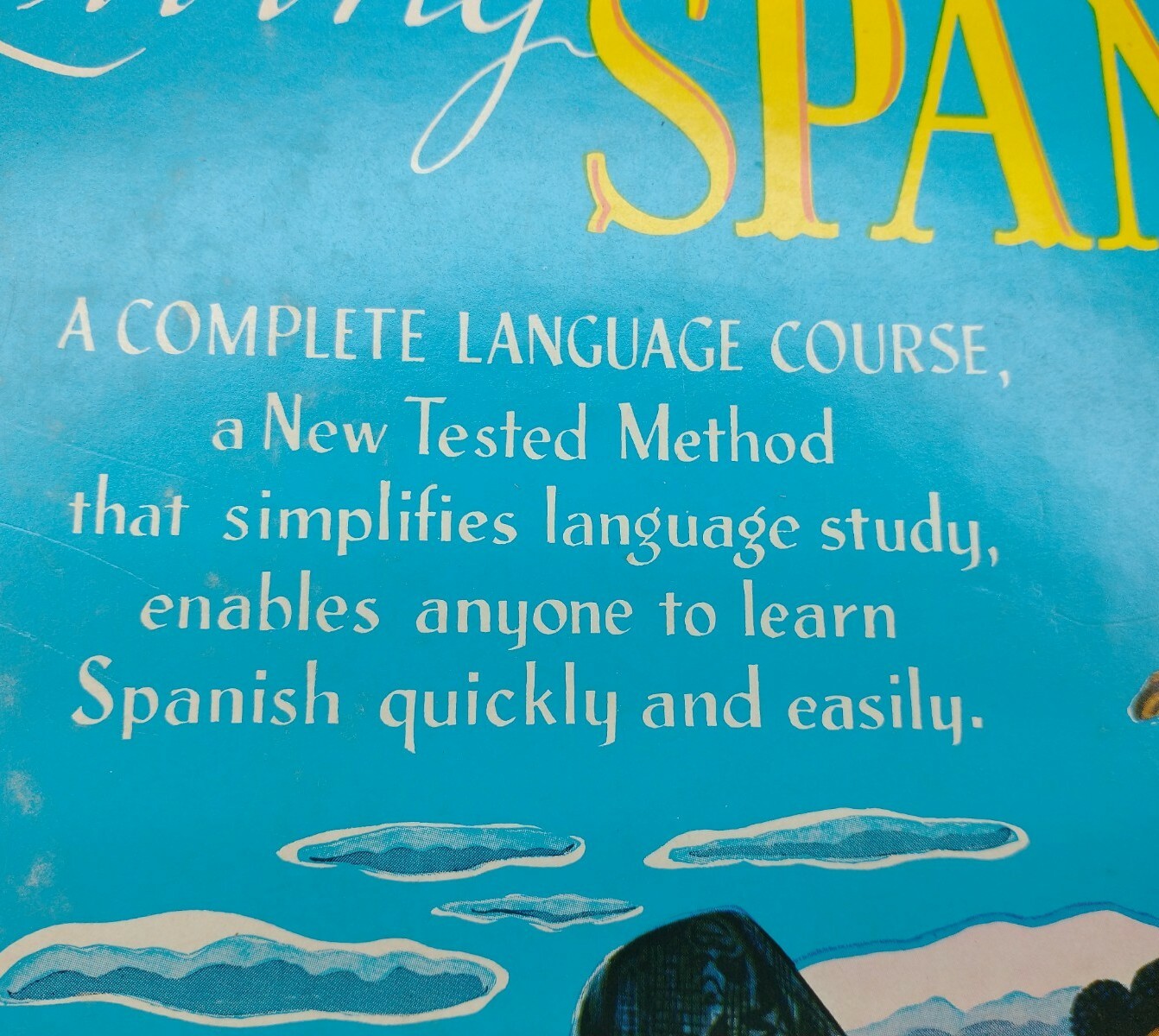 The Living Language Courses Living Spanish 4 Records Vintage 1955