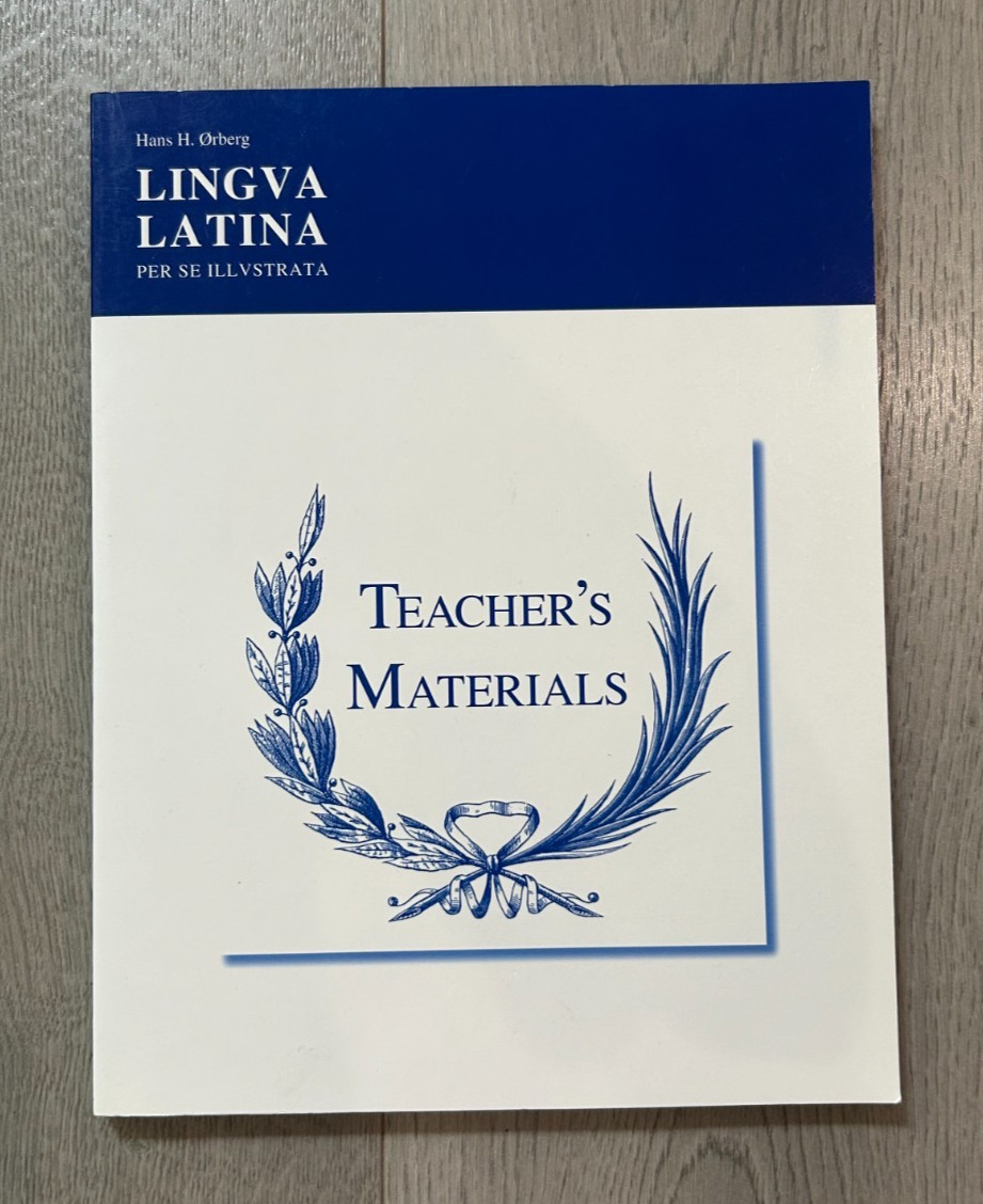 Lingua Latina: Teacher’s Materials/Key by Hans H. Ørberg – Very Good