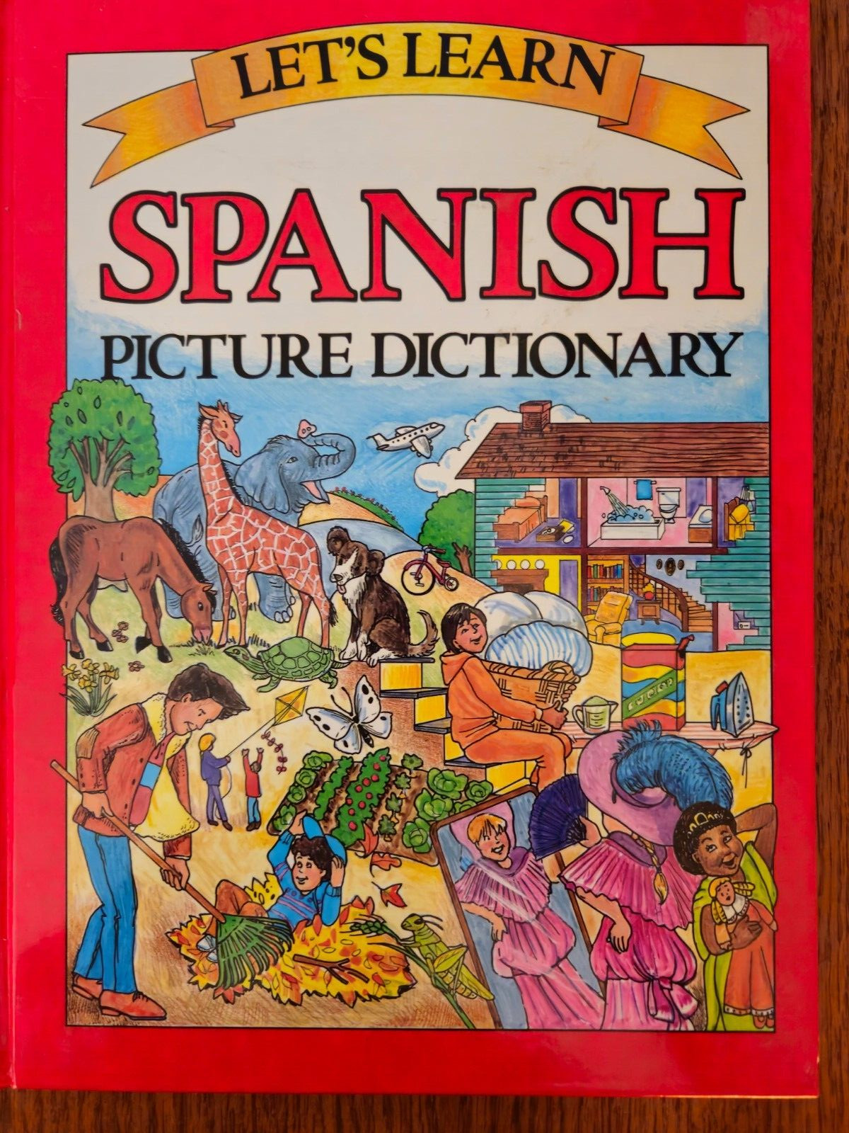Let’s Learn Spanish for Children – Cassetts – Picture Dictionary – Coloring Book
