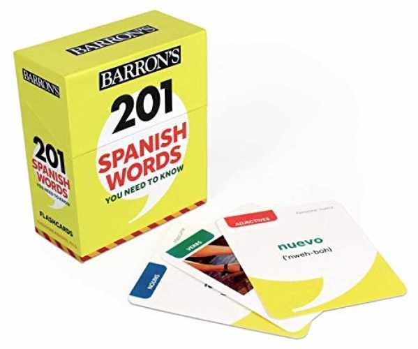 201 Spanish Words You Need to – Cards, by Barron’s Educational Series; – Good
