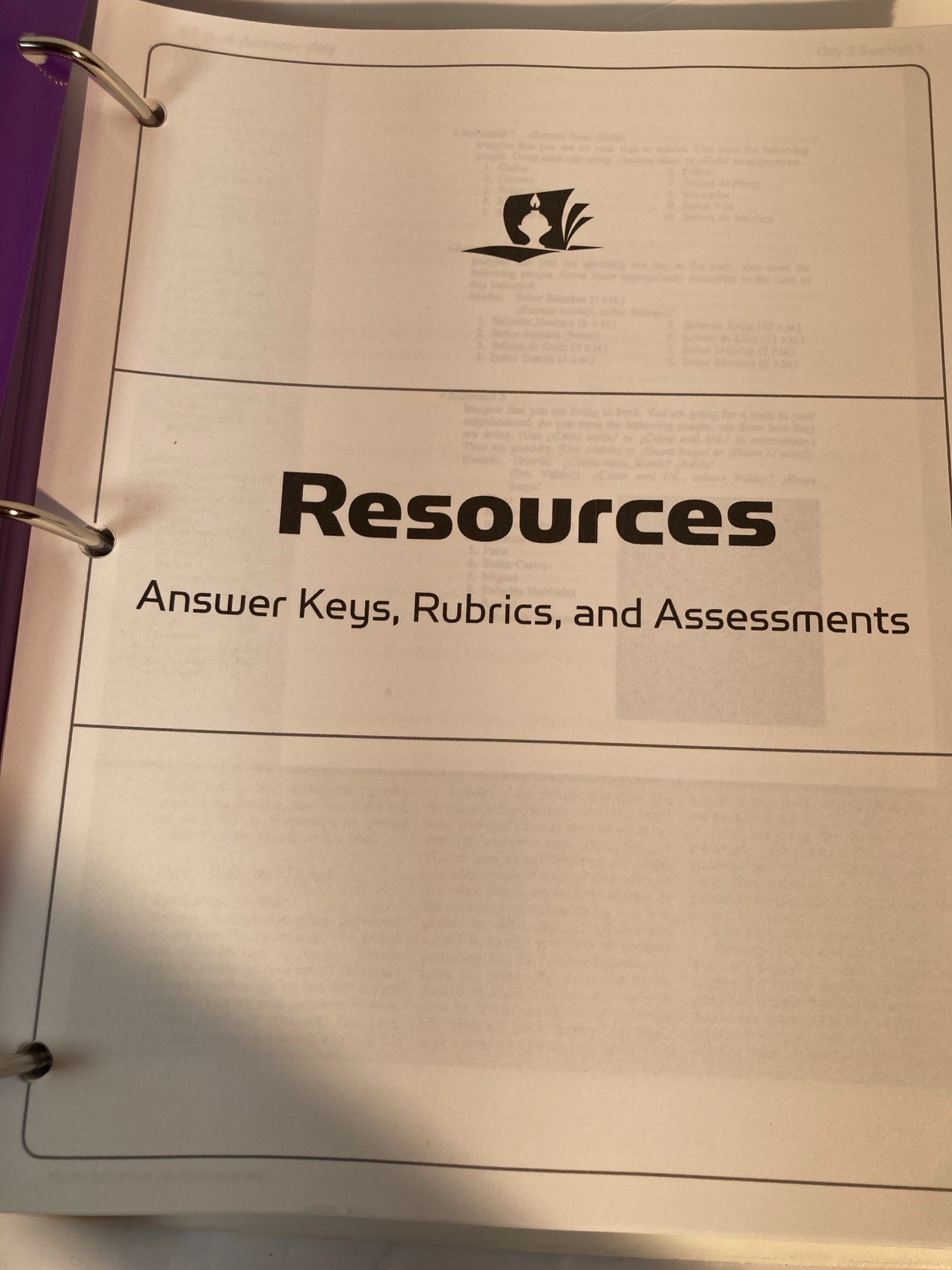 Spanish 1 Second Edition BJU Press Binder