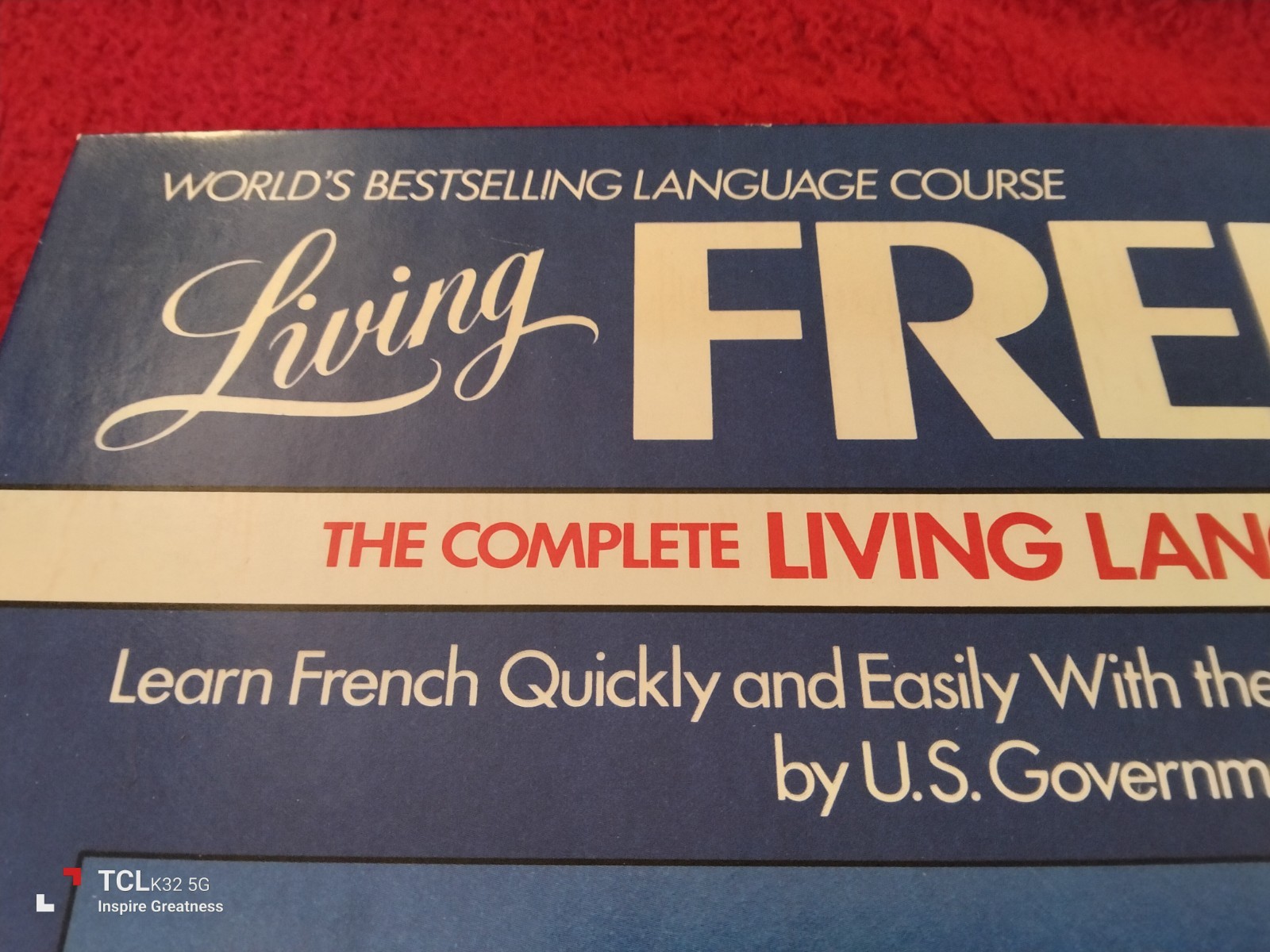 Rare Vintage French Language Course Cassettes “Living French” Complete Very Good