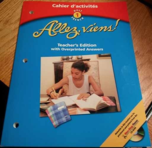 Allez Viens! level 1 Cahier – Paperback, by Holt Rinehart and – Very Good