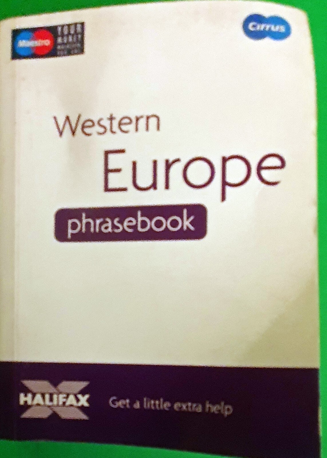 Western Europe Phrasebook