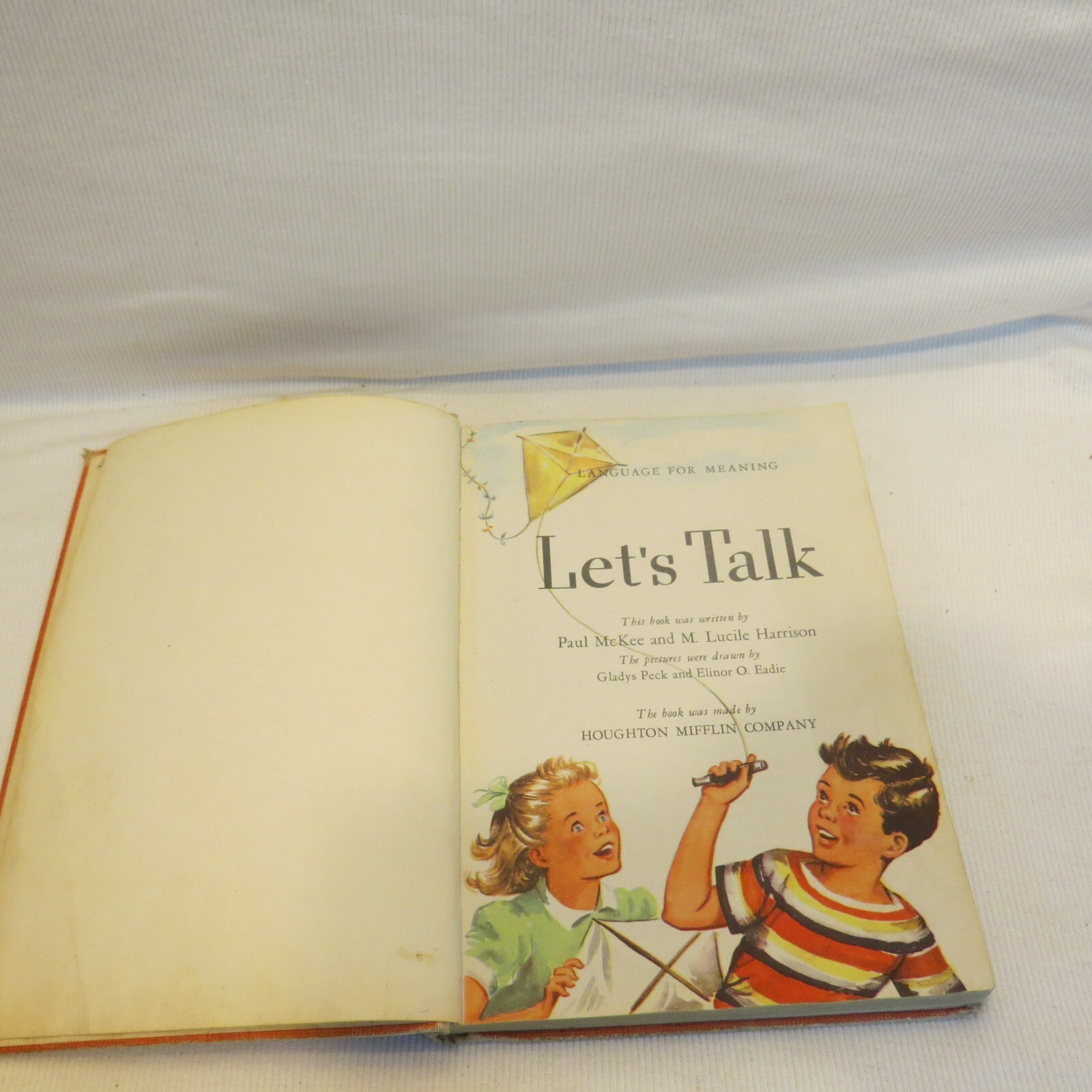 Vintage School Book Language for Meaning– Let’s Talk By McKee & Harrison 1947 HC