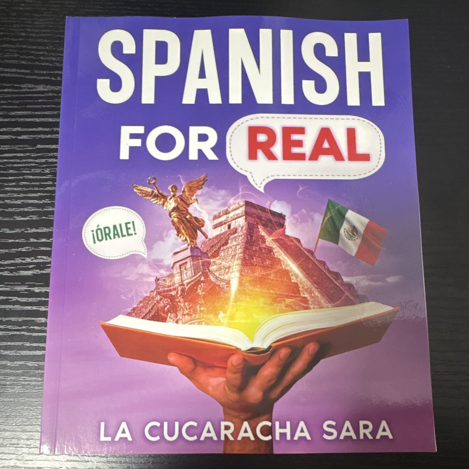 Spanish For Real by La Cucaracha Sara Phrase Book Beginner Spanish English