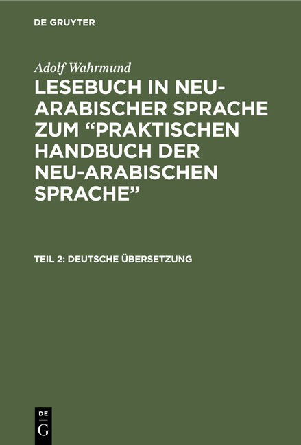 Deutsche ?Bersetzung