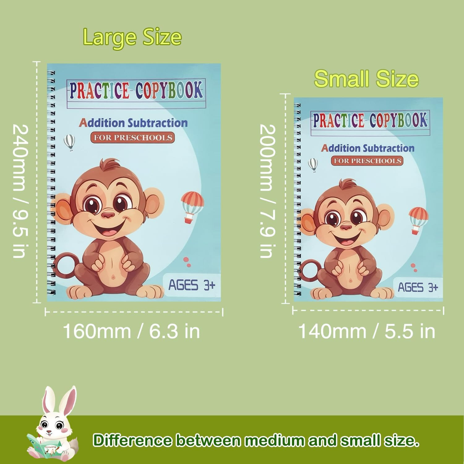Reusable Grooved Handwriting Workbooks,Magic Copybook,Magic Writing Practice Cop