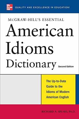 McGraw-Hill’s Essential American – Paperback, by Spears Richard A. – Very Good