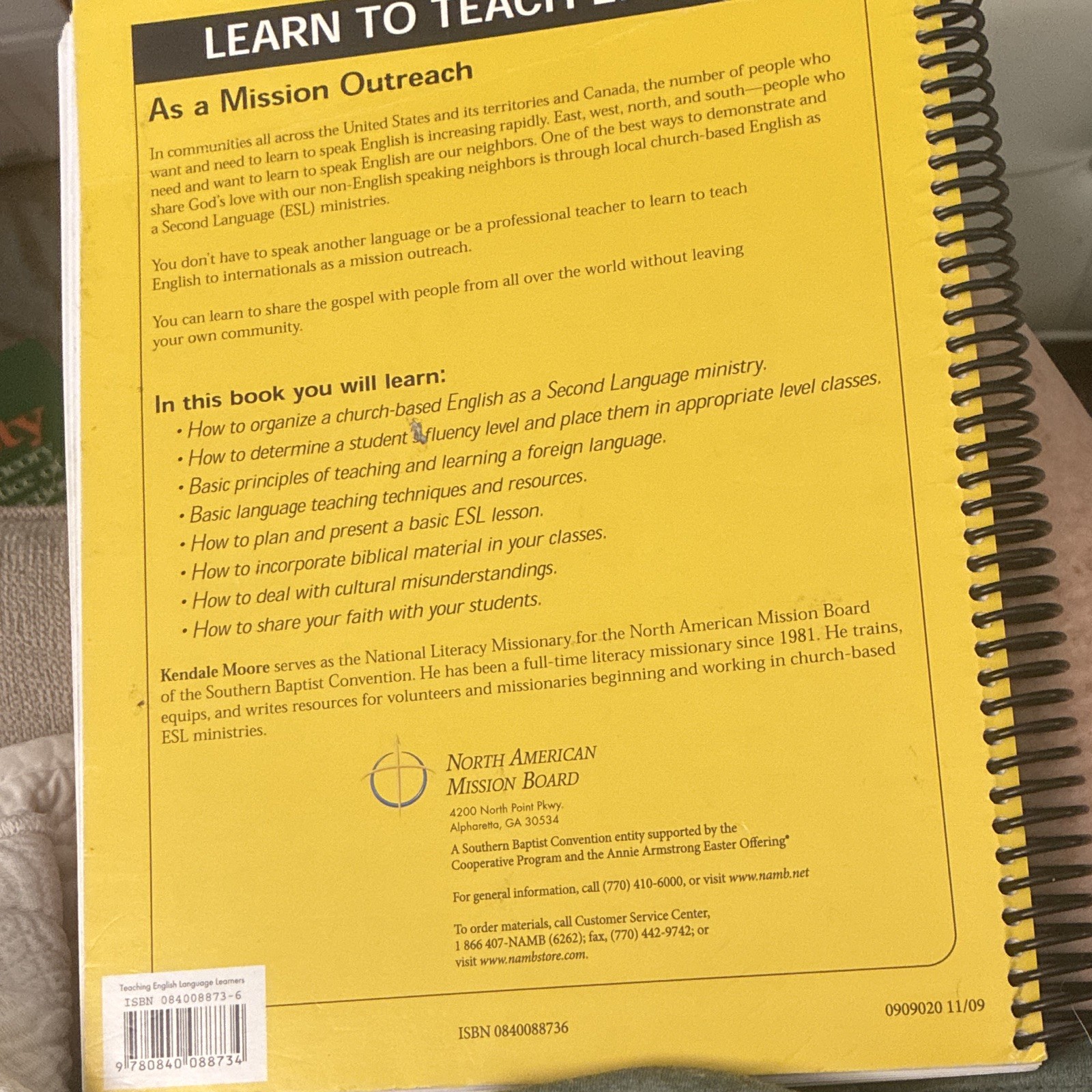 Teaching English Language Learners the Good News Kendale Moore 2009 Spiral-bound