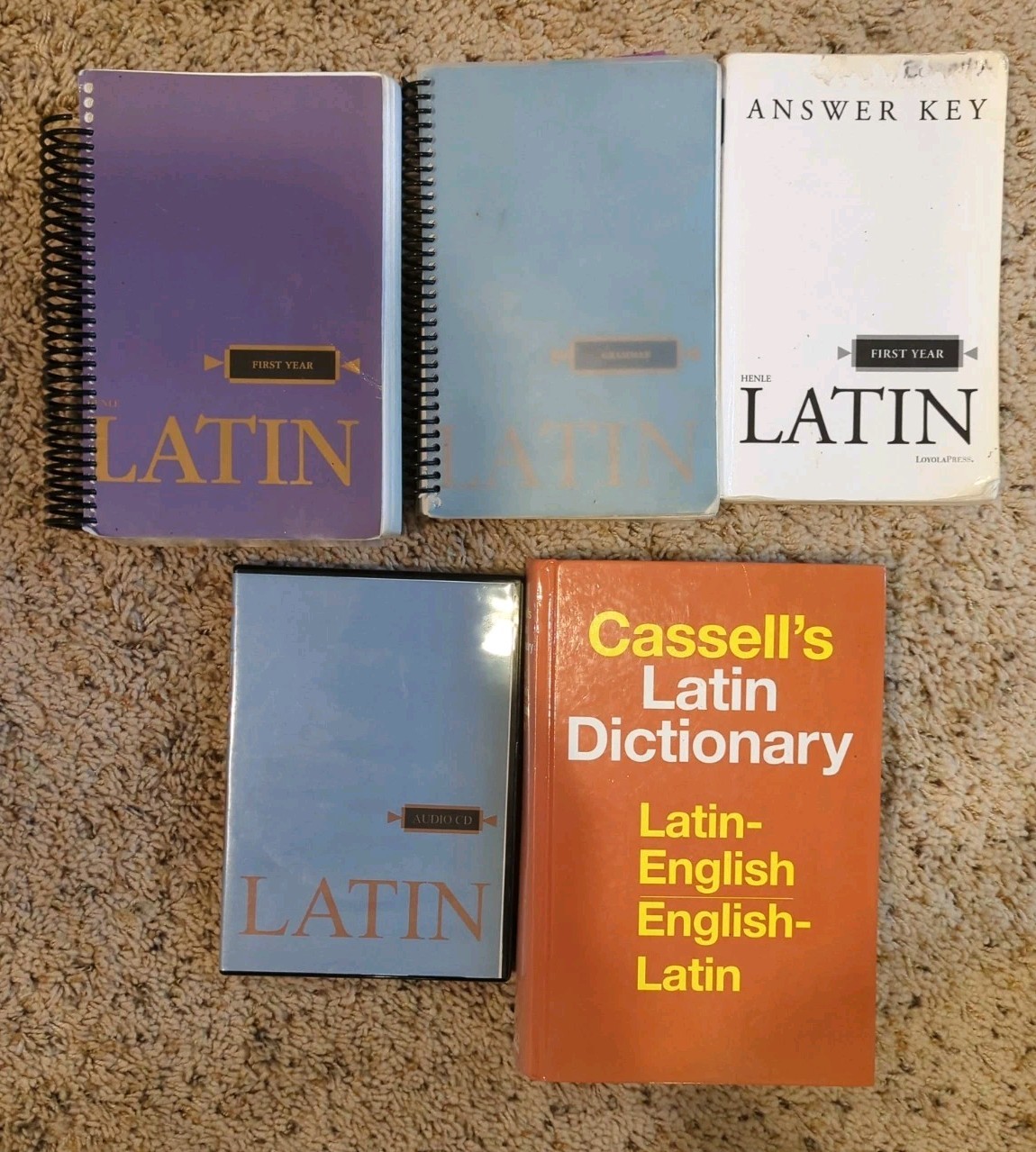 Henle Latin Set 1st Year Latin, Grammar, Answer Key CD Dictionary Challenge A CC
