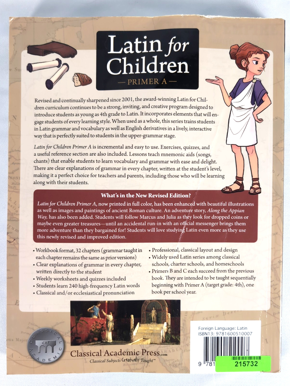 Latin for Children: Primer A – Revised Edition Workbook by Drs Larsen and Perrin